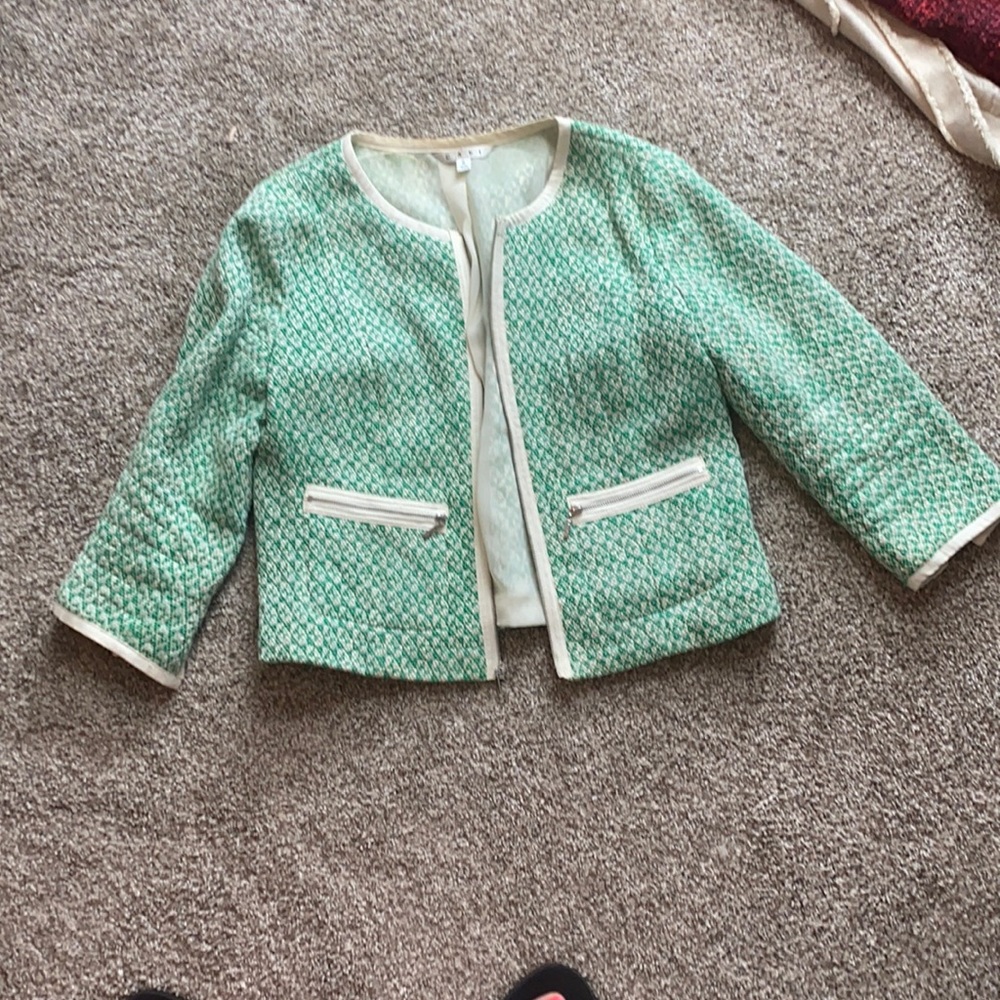 CAbi Tweed Cropped Blazer